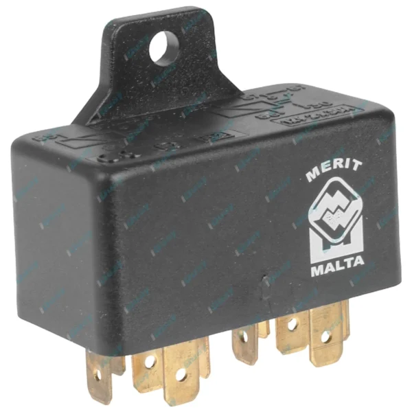 142303 MERIT DOUBLE RELAY 12V 5PIN 30A