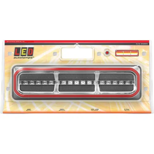 3854ARWM-2 TWIN BLISTER STOP/TAIL/IND/REV RED DIFFUSED TAIL W/SEQUENTIAL IND. MULTIVOLT