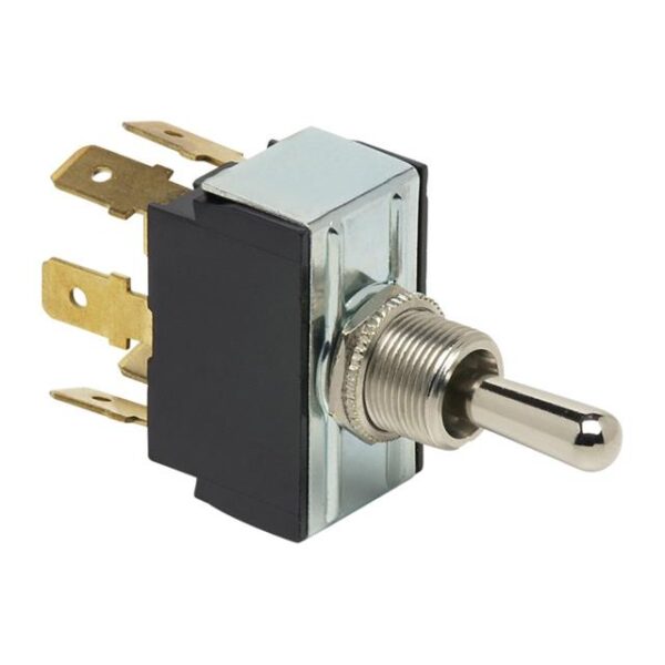 55019B TOGGLE SWITCH ON/OFF/ON 12V 25A DPDT (COLE HERSEE)