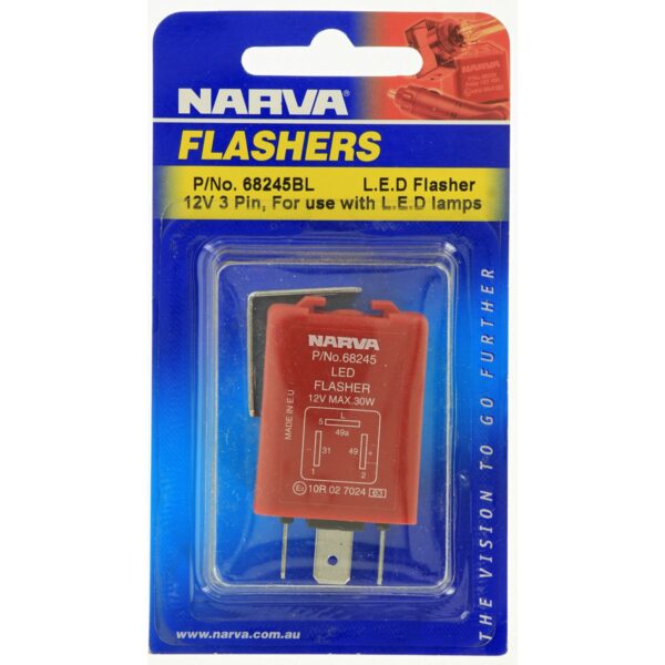 N68245BL ELECTRONIC FLASHER 12V 3 PIN