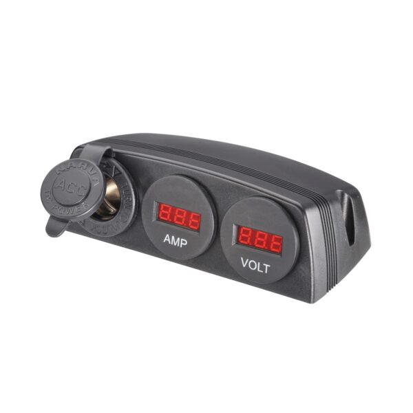 N81195BL-OLD AMP/VOLT METER TWIN SOCKET