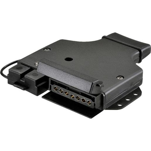 N82048BL 7 PIN FLAT TRAILER SOCKET WITH ANDERSON CONN