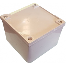 BOX1 WEATHERPROOF J BOX 100 X 100mm X 75mm IP65