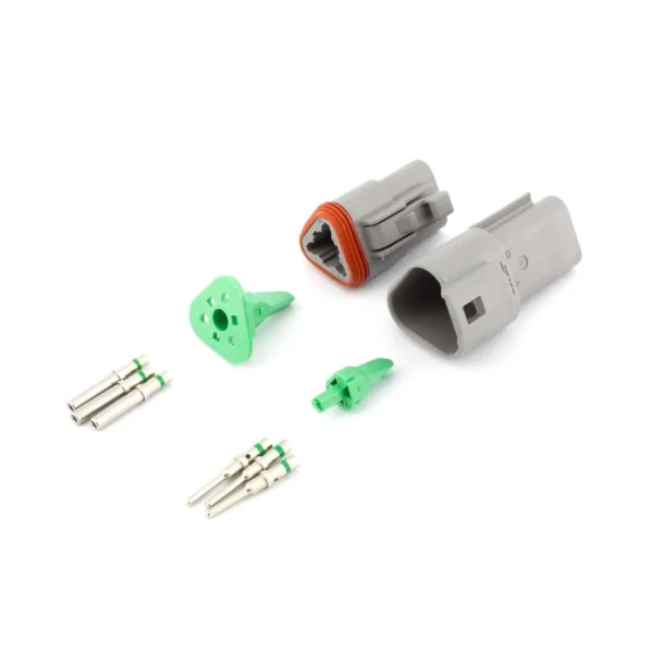 DT3-3 3 PIN GENUINE DEUTCH CONNECTOR KIT (SOLID TERMINAL)