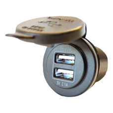 Q2749 ACCESS SOCKET TWIN USB 3.1A 12-24V