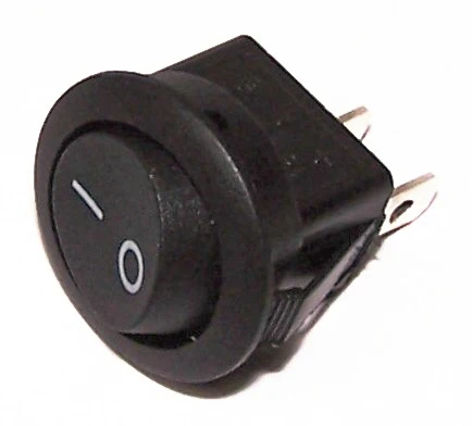 HS101 ROCKER SWITCH ON-OFF 12V 16A 20MM