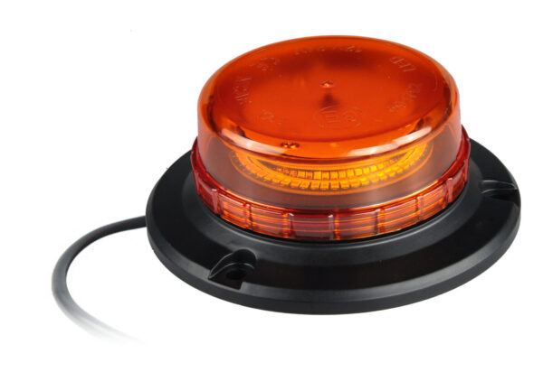 SLB45SMDS AMBER LED BEACON SLIMLINE 12/24V 3 LIGHT PATTERNS-BOLT ON-HARDWIRED