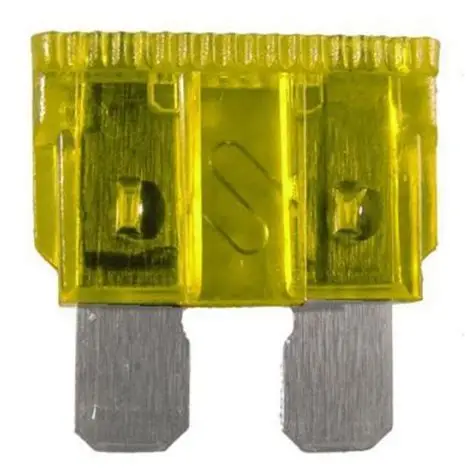 WE20 STANDARD WEDGE FUSE 20 AMP YELLOW(100)