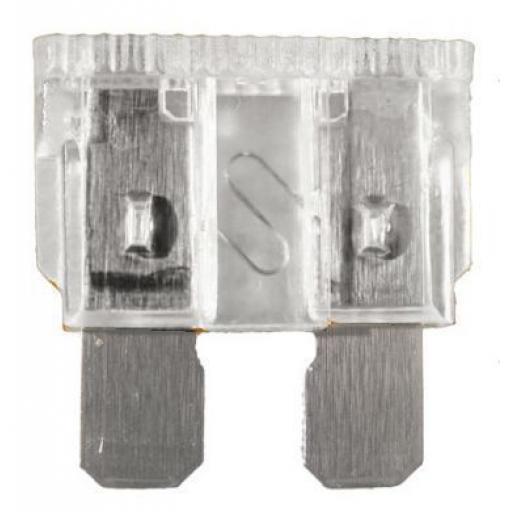 WE25 STANDARD WEDGE FUSE 25 AMP CLEAR (100)