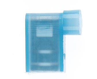 BQCFA BLUE Q.C. FLAG PUSH-ON CRIMP TERMINAL (100)