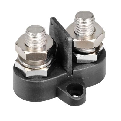 C6237-02 TWIN JUCTION POST 6mm - BLACK