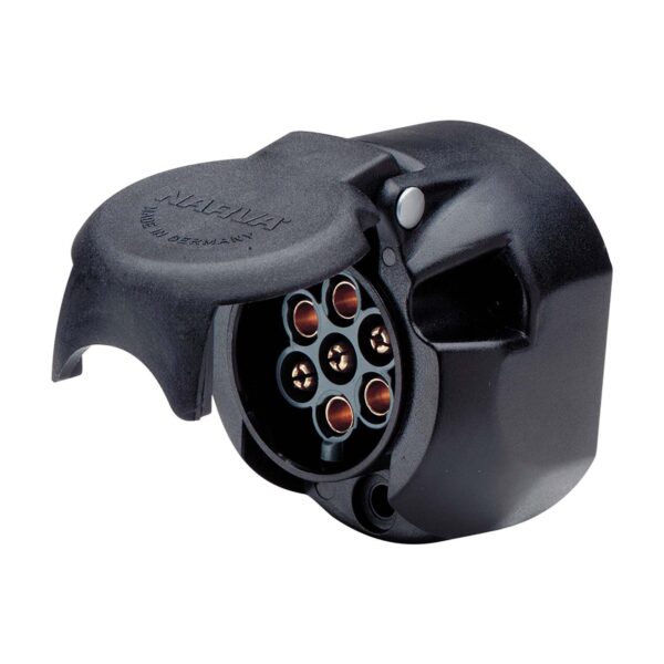 N82052 7 POLE PLASTIC LARGE TRAILER SOCKET (BASE)