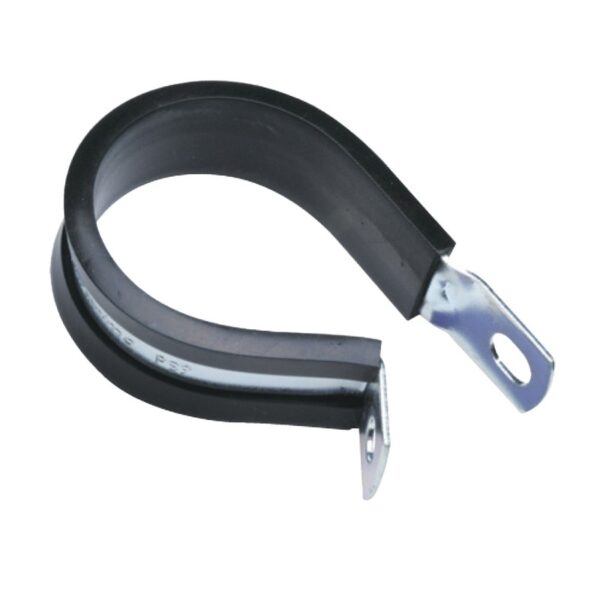 PS1 "P" CLIP METAL/RUBBER 10mm (3/8") PK10