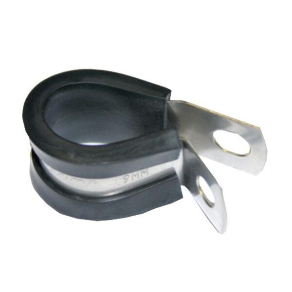 PS3 "P" CLIP METAL/RUBBER 16mm (5/8") PK 10