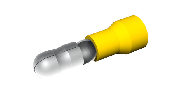 YBM-5 YELLOW BULLET MALE 5MM (100)