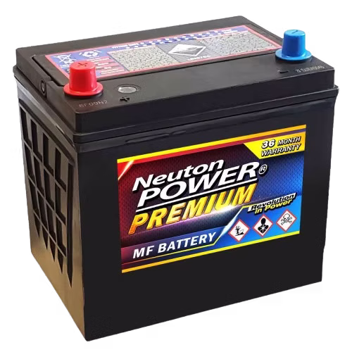 55D23R MF Bottom Hold Down RedPoint Battery