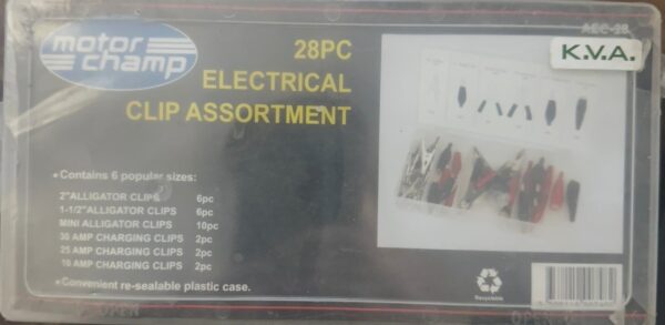 AEC-28 28 PIECE ELECTRICAL CLIP ASSORTMENT