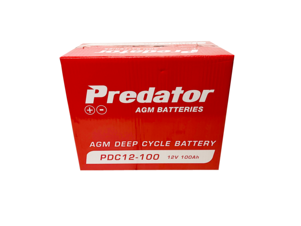 PDC12-100 PREDATOR 12V 100Ah AGM BATTERY (M8)