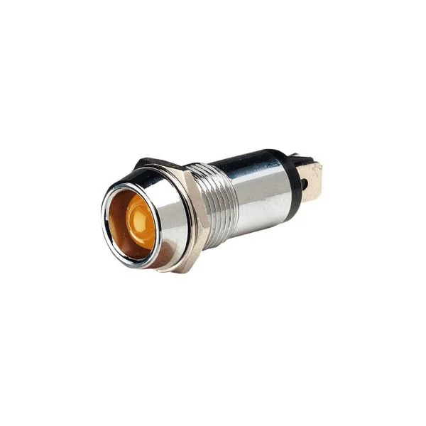 N62095BL LED PILOT LAMP 24V AMBER - CHROME